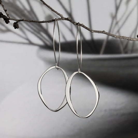 Abstract Circle Earrings