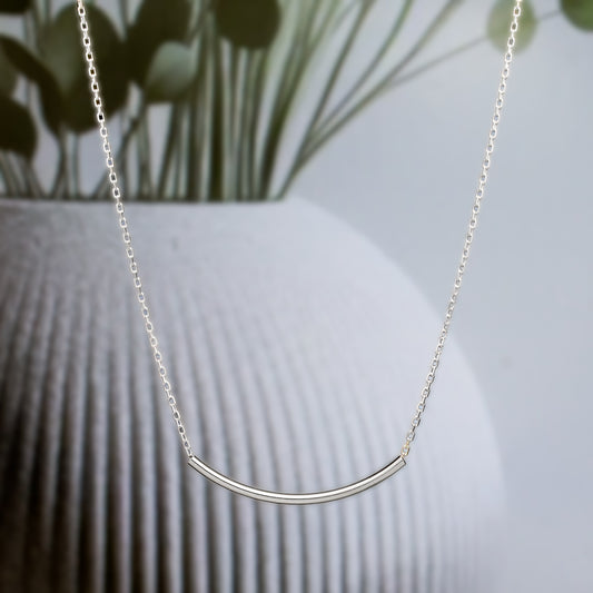 Curved Tube Necklace