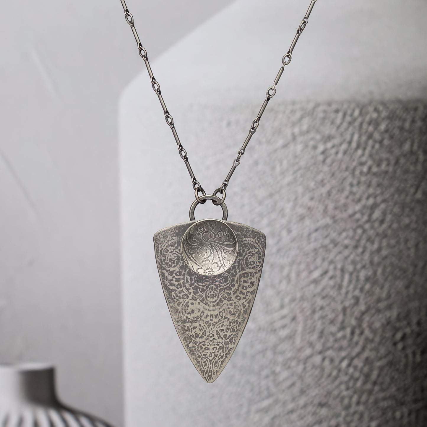 Sterling Textures Necklace