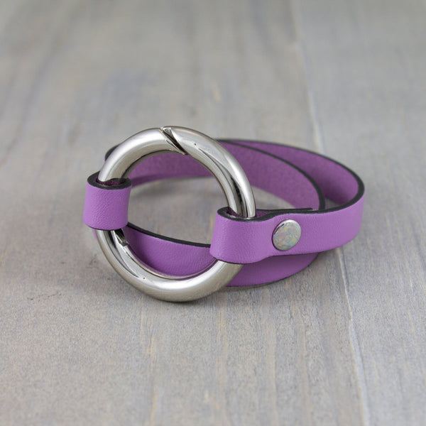 Lilac Spring Gate Bracelet