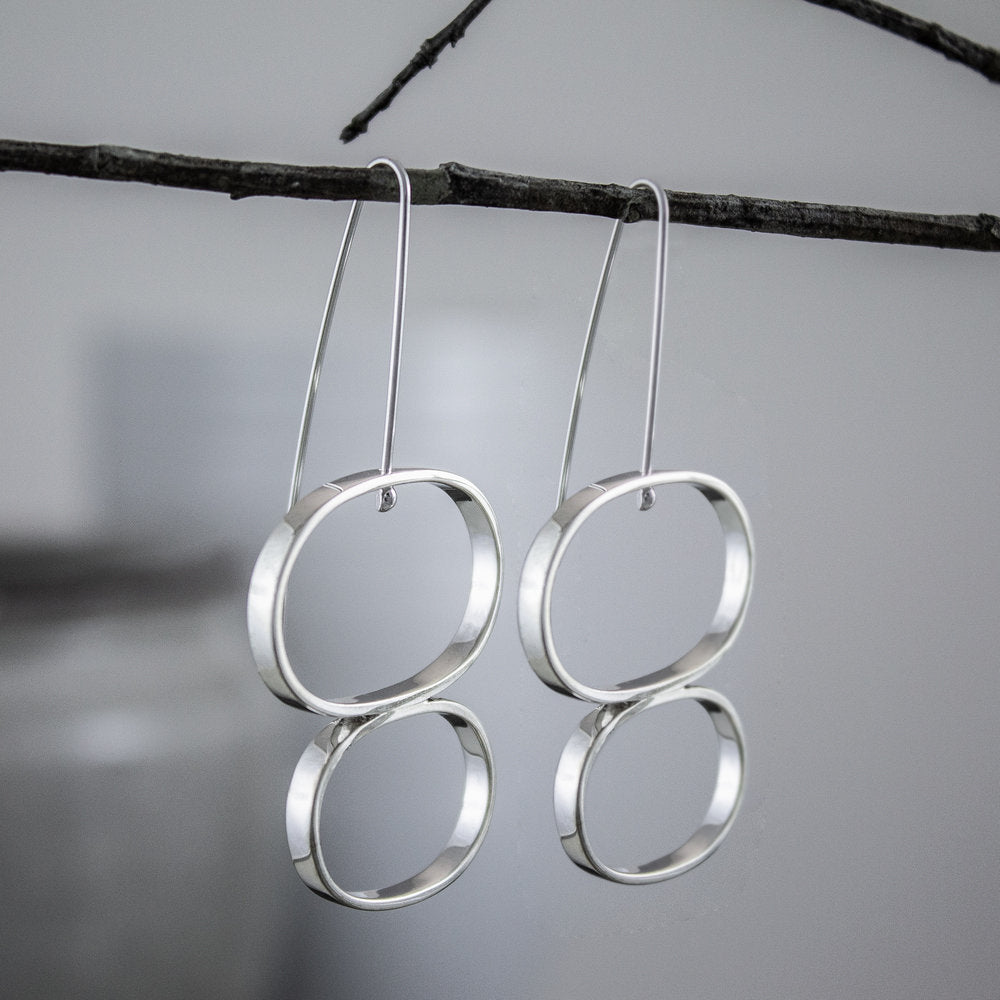 Double-Oval Earrings