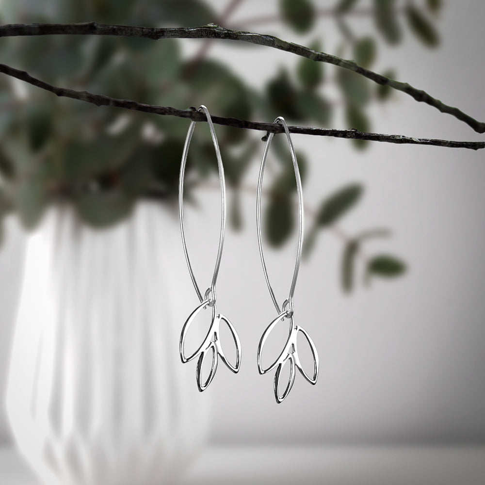 Leaf Marquis Earrings