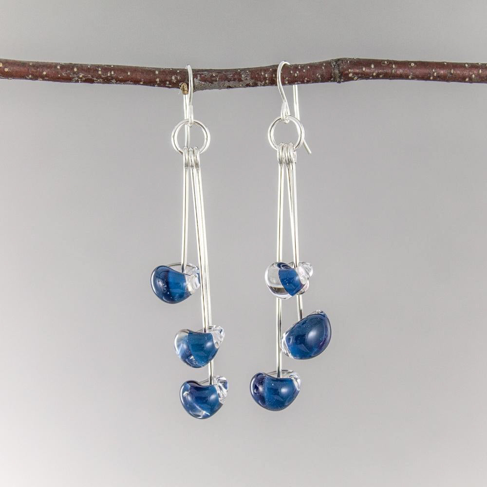 Cobalt Teardrop Earrings