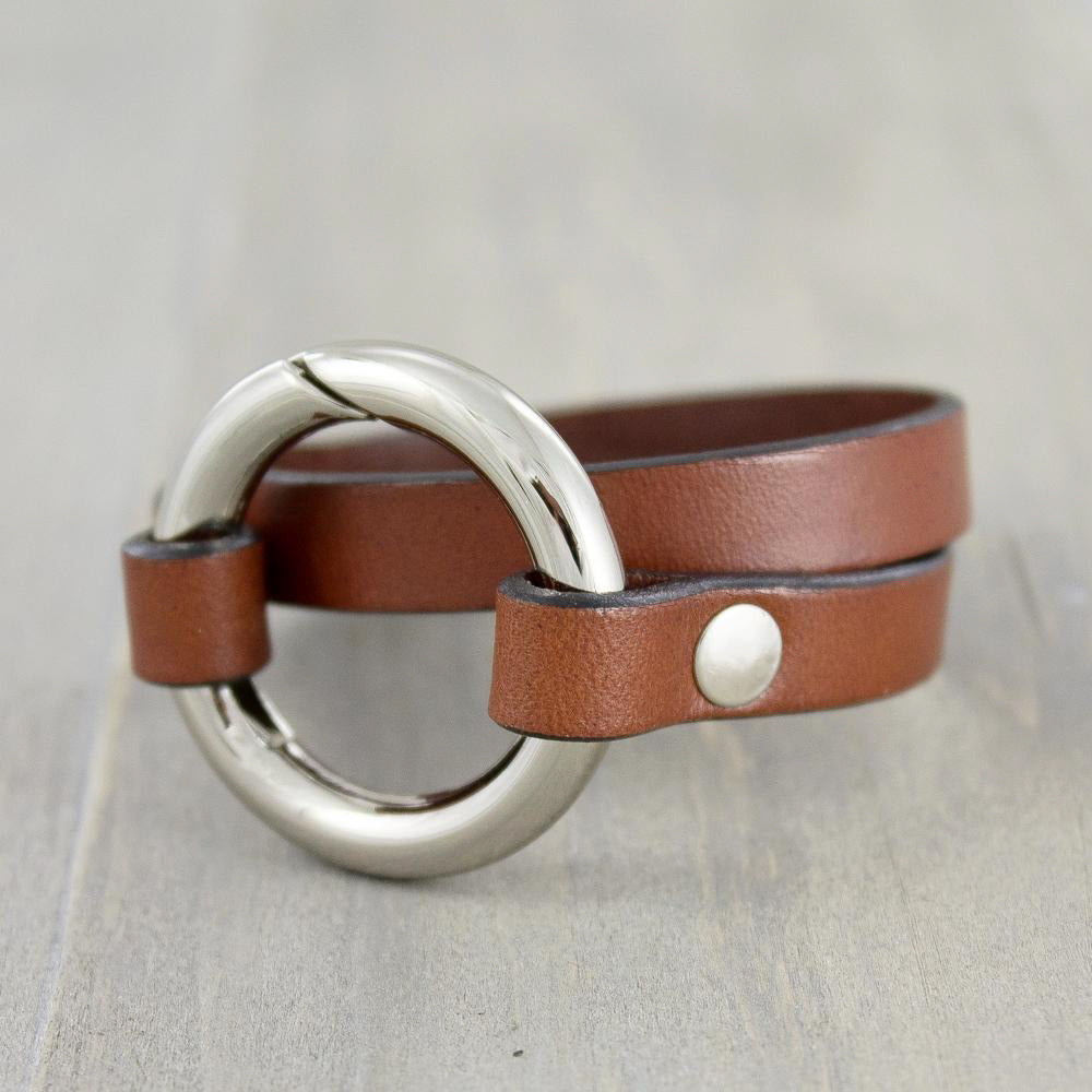 Mahogany Spring Gate Bracelet