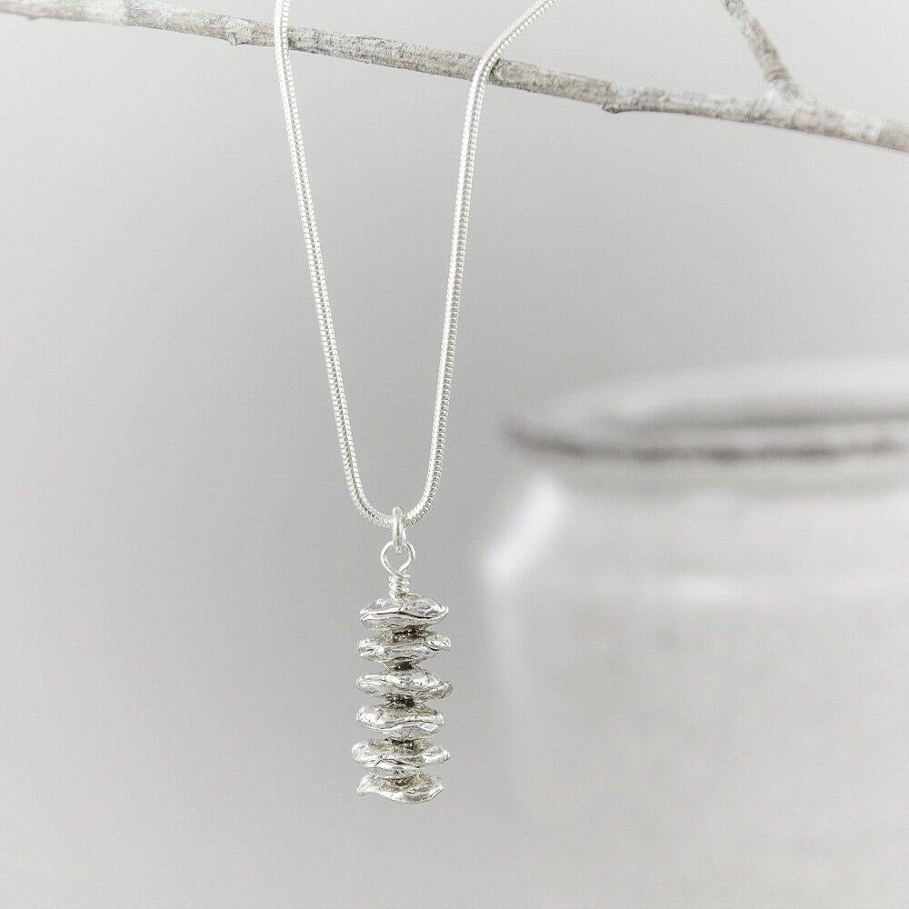 Sterling Cairn Necklace