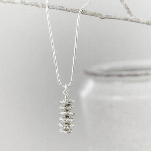 Sterling Cairn Necklace