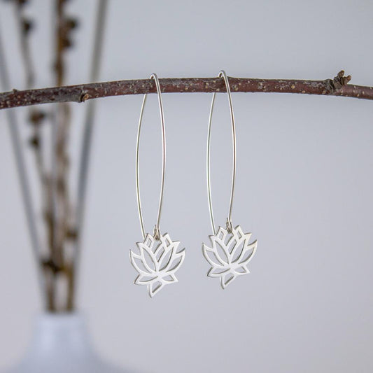 Lotus Flower Earrings