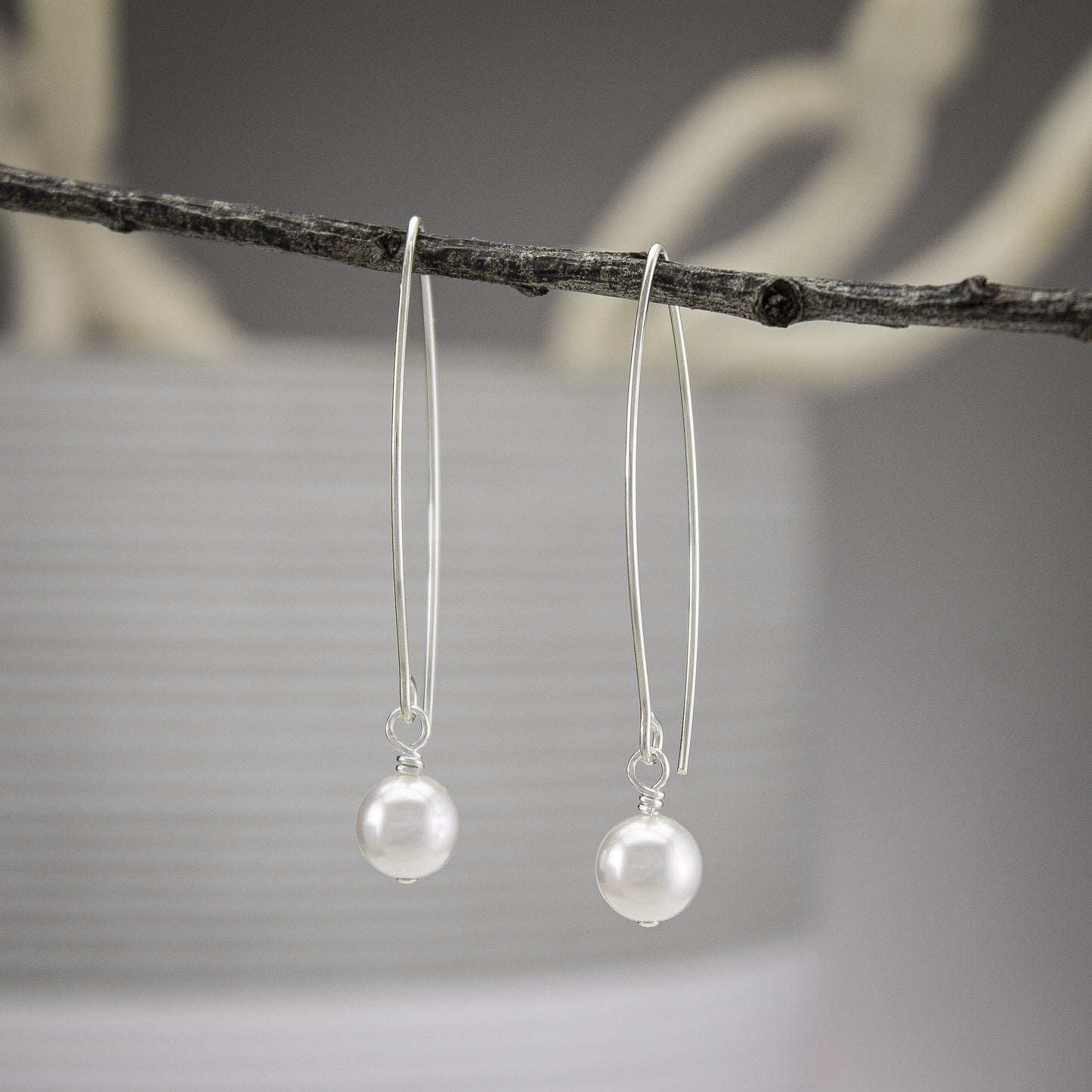 Crystal Pearl Earrings