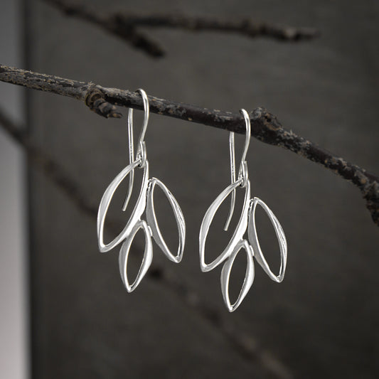Leaf Marquis Earrings
